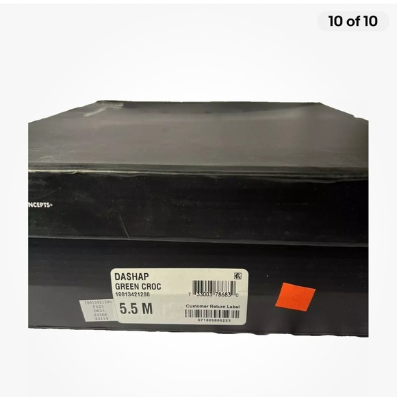 INC Womens Dasha Green Leather Ankle Booties Shoes 5.5 Medium Great Holiday Boot - Picture 7 of 7